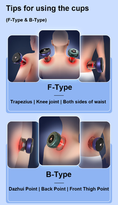 Trend Set di terapia con coppe a vuoto Classe II Coppe per il corpo con coppe Hijama OEM ODM