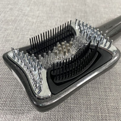 Fitdash Electric Vibrating 650nm Luce rossa 850nm NIR Terapia EMS Massaggio capelluto Spazzola per capelli Applicatore di olio