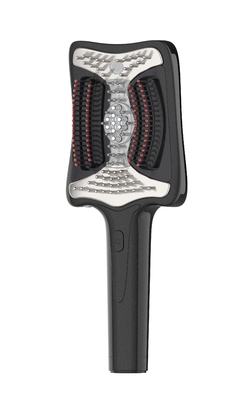 Fitdash Electric Vibrating 650nm Luce rossa 850nm NIR Terapia EMS Massaggio capelluto Spazzola per capelli Applicatore di olio