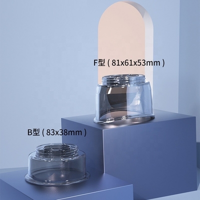 Dia.83x38mm Massaggio in plastica grigio scuro Strumenti per la cupping per una terapia efficace di cupping