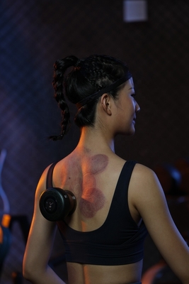 Controllo del pulsante Fitdash Smart Cupping Therapy Set per la cupping della vita e anti-cellulite