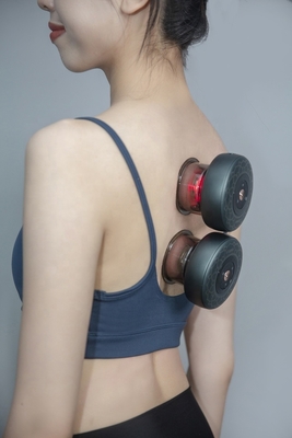 Dimensione del prodotto 94*94*72mm Massaggiatore di terapia con tazze cinesi Hijama e luce rossa