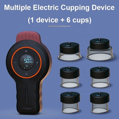 Cupping di respirazione intelligente con -10kPa -60kPa Forza di aspirazione e 3.7V/150mAh Cup