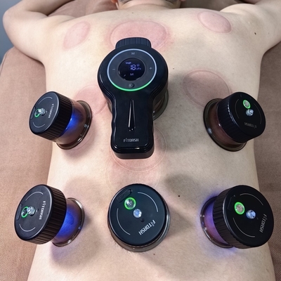 Cupping di respirazione intelligente con -10kPa -60kPa Forza di aspirazione e 3.7V/150mAh Cup