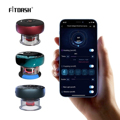 Leg e ABS PC Fitdash Cupping ritmico Dispositivo di cupping dinamico intelligente 5 livelli Temperatura