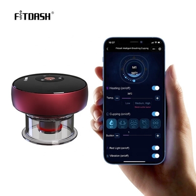 Fitdash Intelligent Breathing Cupping con materiale ABS PC e tecnologia a infrarossi dinamico
