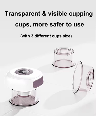Intensità di aspirazione -60-0 kPa Fitdash Vacuum Smart Cupping Therapy Massager con luce rossa