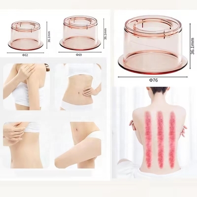 ABS Fitdash Riscaldato Gua Sha Scraping Massaggio Cupping Terapia Set con Terapia di Luce Rossa