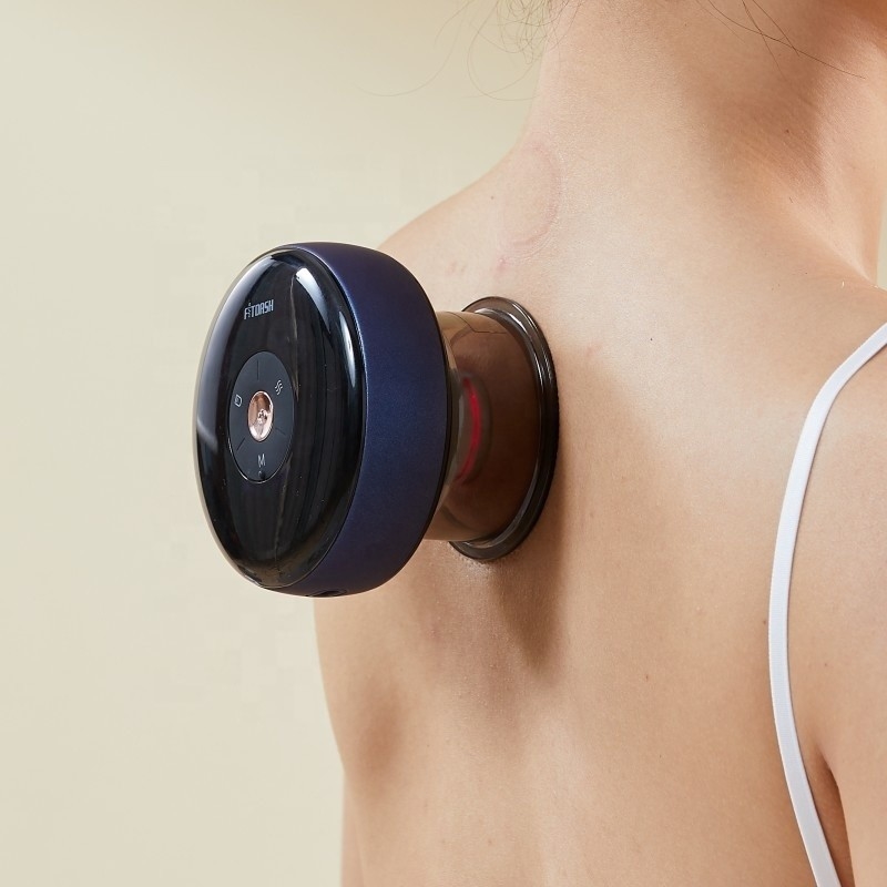 94*94*72mm Fitdash Intelligent Breathing Cupping Massage Instrument con modalità di alimentazione di tipo C
