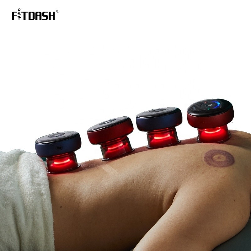 Stimolatore elettrico di tipo C per la cupping Fitdash Pulsating Vibrating Cupping Machine