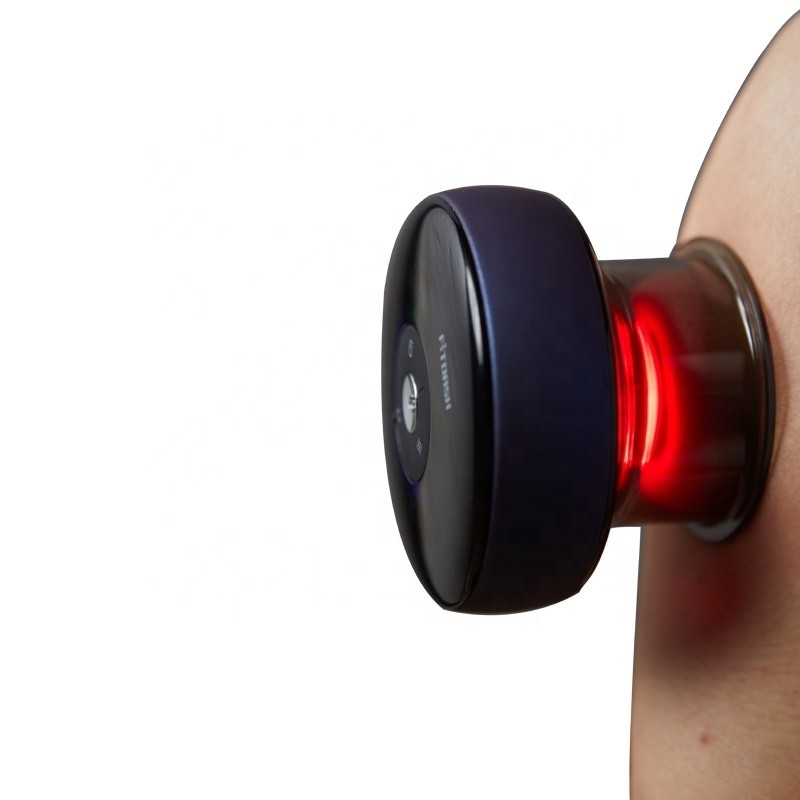 Controllo del pulsante Fitdash Smart Cupping Therapy Set per la cupping della vita e anti-cellulite