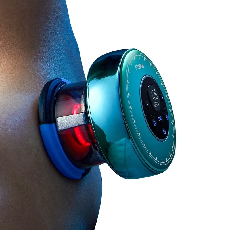 9 modalità EMS e 5 modalità di riscaldamento Macchina elettrica di terapia di raschiatura di coppe per Fitdash Smart Red Light